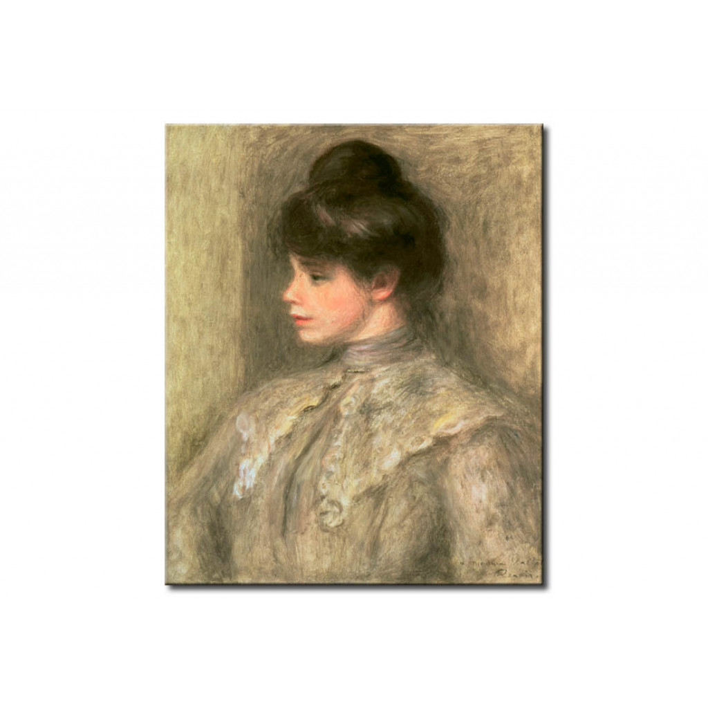 Schilderij  Pierre-Auguste Renoir: Portrait De Madame Valtat