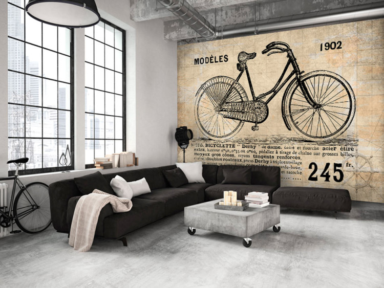 Mural de parede Old School Bicycle