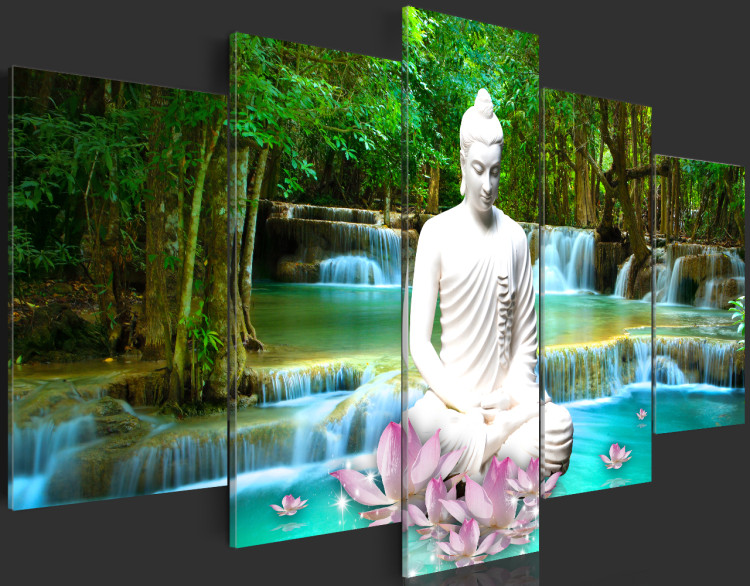 Acrylic Print Zen Waterfall [Glass] 94282 additionalImage 6