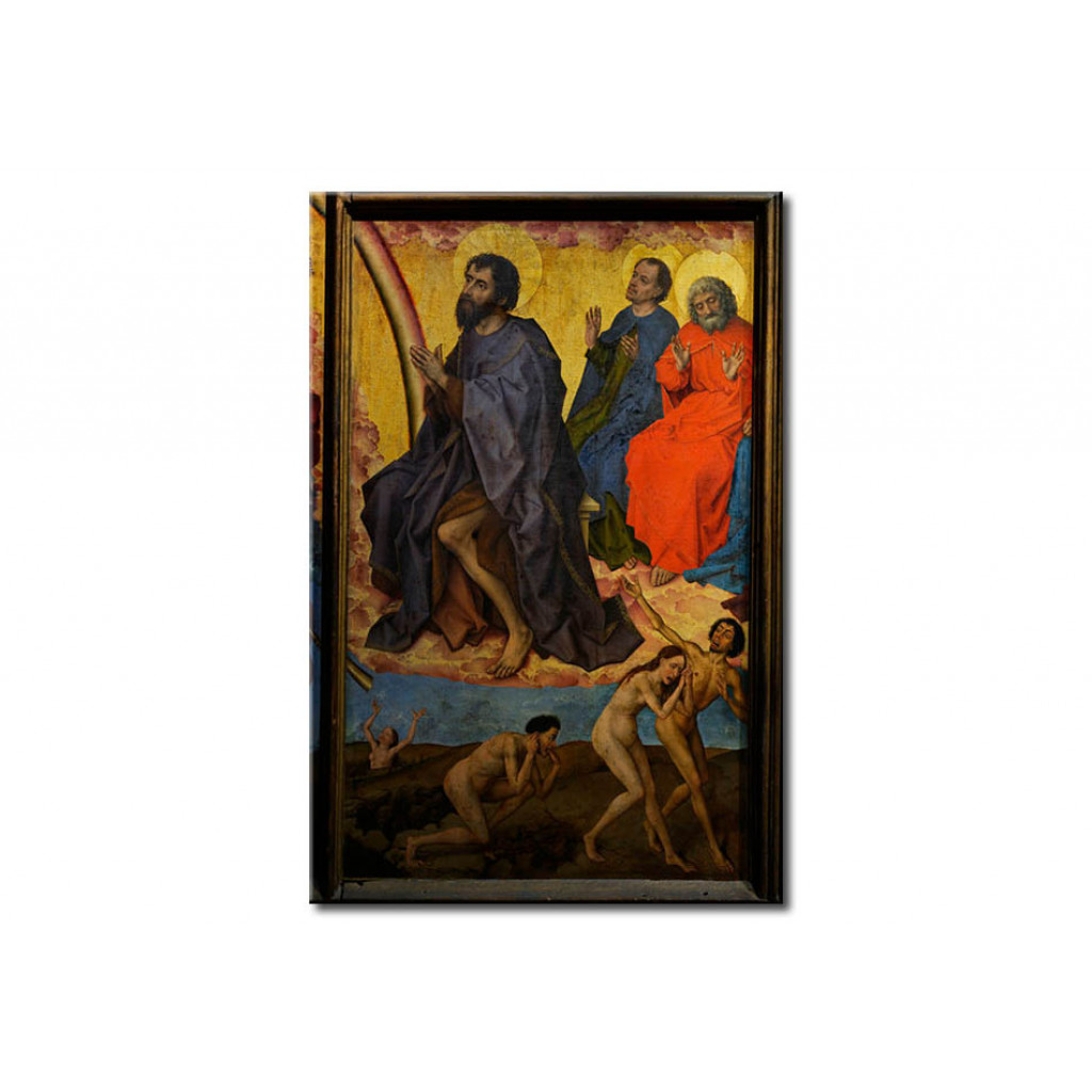 Schilderij  Rogier Van Der Weyden: John The Baptist And Apostles