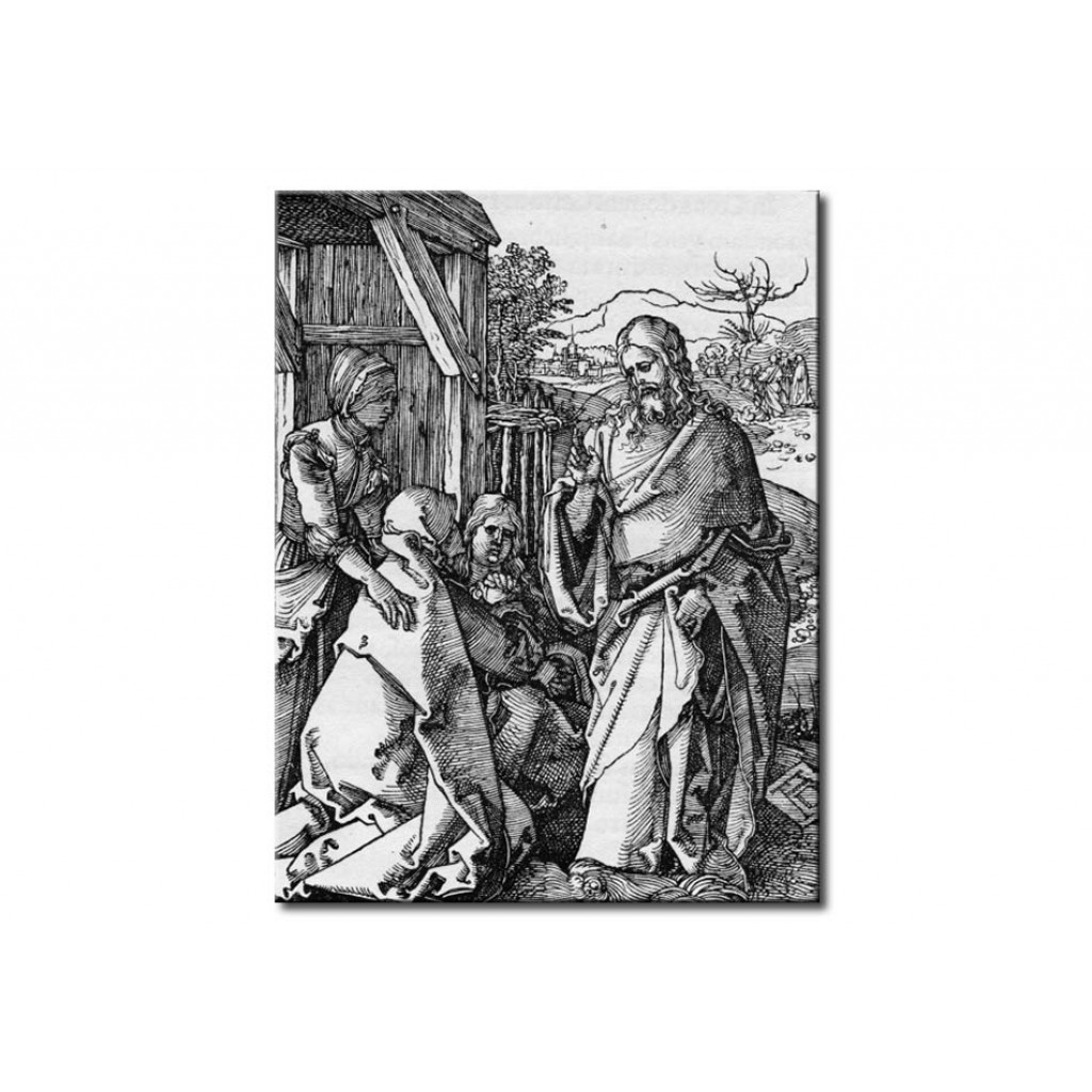 Schilderij  Albrecht Dürer: The Departure Of Christ From His Mother