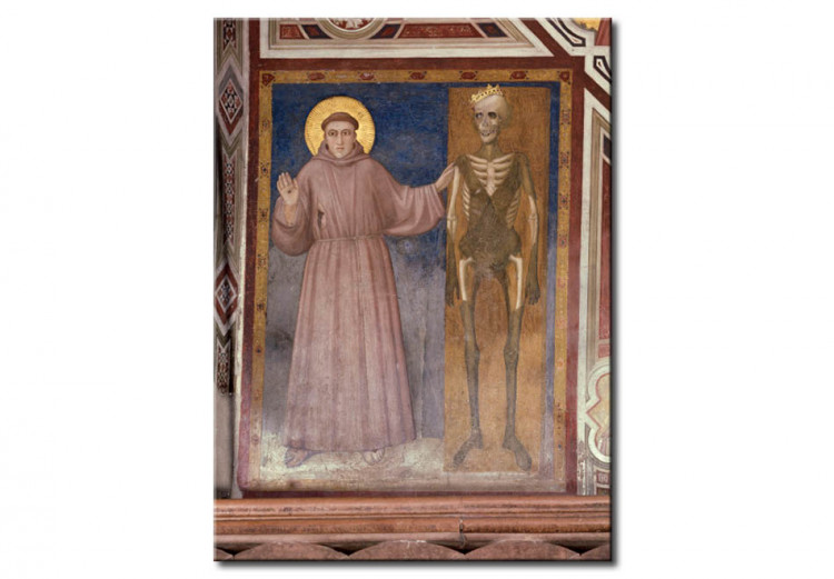 Reprodukcja obrazu St. Francis of Assisi Points out Death 112392