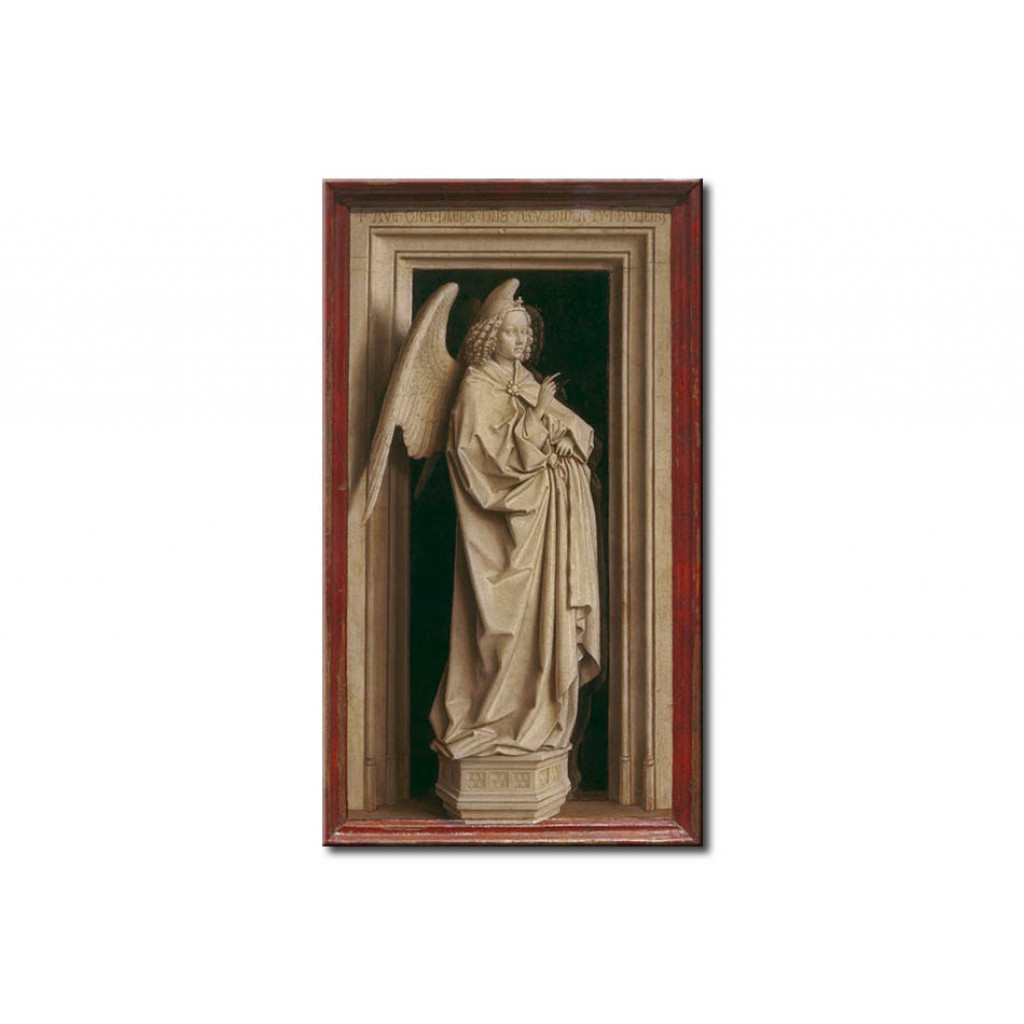 Schilderij  Jan Van Eyck: Diptych Of The Annunciation
