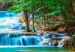 Quadro contemporaneo Waterfall in Kanchanaburi (3 Parts) 122192 additionalThumb 5