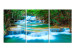 Quadro contemporaneo Waterfall in Kanchanaburi (3 Parts) 122192