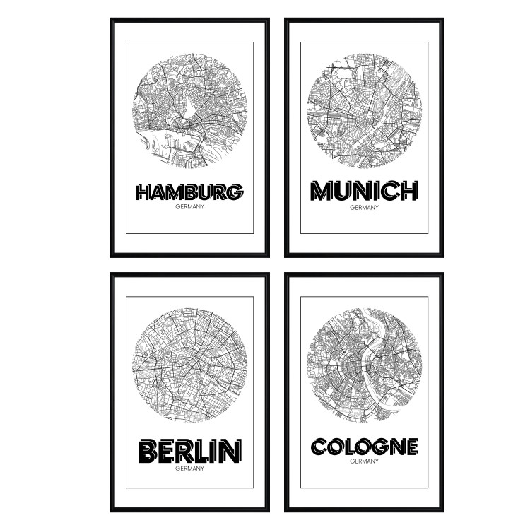 Composizione di poster Destinazione - Germania 124892 additionalImage 1