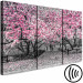 Obraz Kwitnące magnolie - tryptyk z drzewami magnolii i różowymi kwiatami 128792 additionalThumb 6