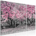 Obraz Kwitnące magnolie - tryptyk z drzewami magnolii i różowymi kwiatami 128792 additionalThumb 2