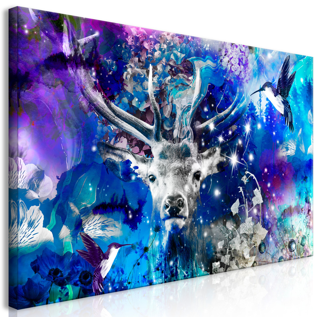Schilderij Blue Deer II [Large Format]