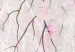 Carta da parati Rami di alberi - paesaggio moderno con motivo vegetale su sfondo rosa 137892 additionalThumb 4