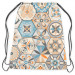Worek plecak Orientalne heksagony - motyw inspirowany ceramiką w stylu patchwork 147692 additionalThumb 2