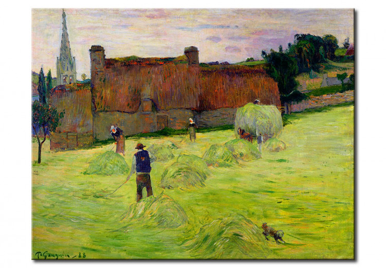 Reprodukcja obrazu Haymaking in Brittany 51592
