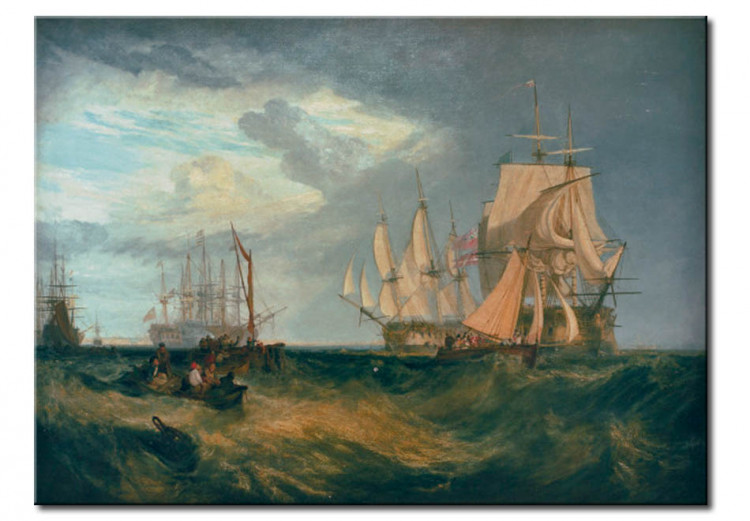 Réplica de pintura Spithead: Tripulación de barco de la recuperación de un ancla 52792