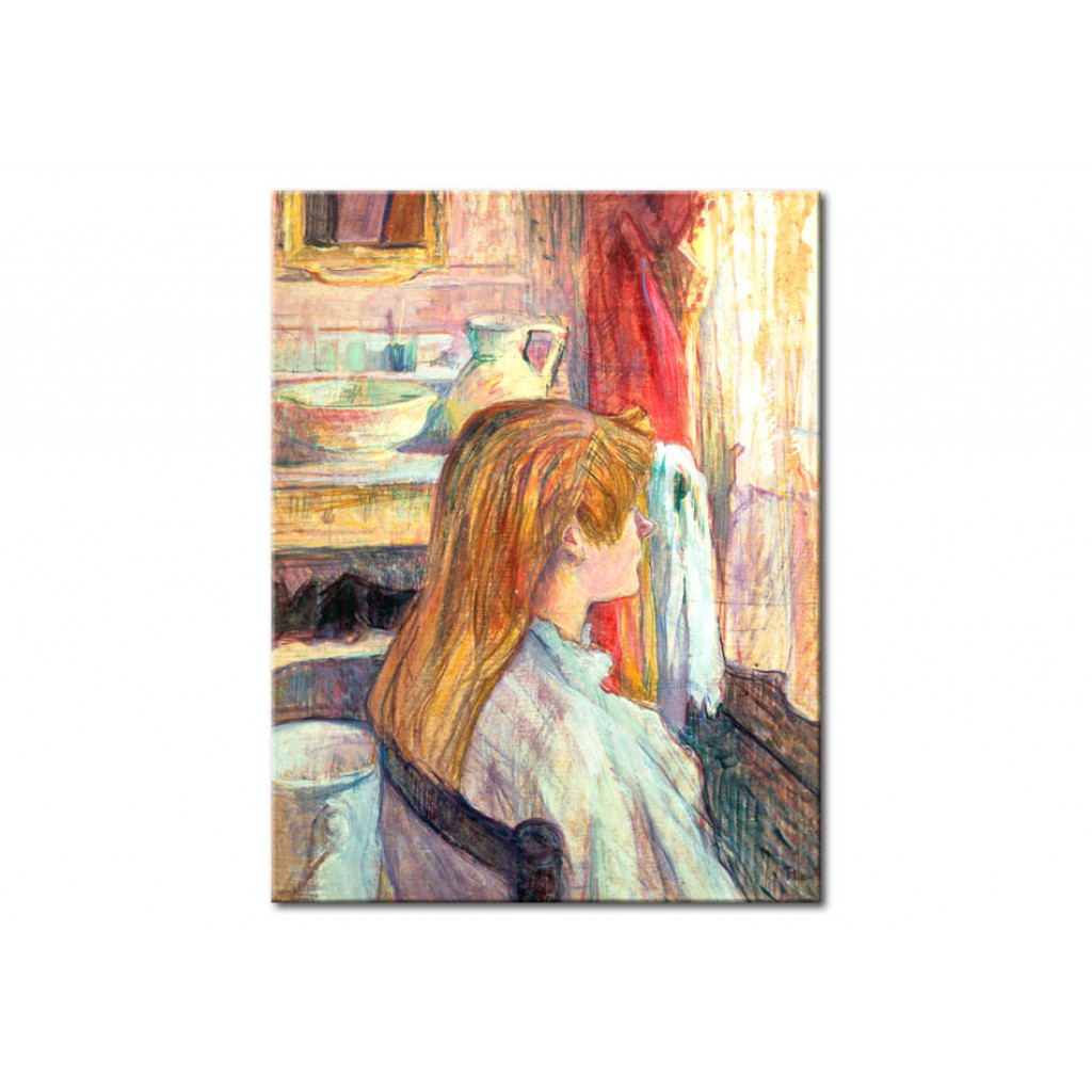 Schilderij  Henri De Toulouse-Lautrec: Woman At The Window