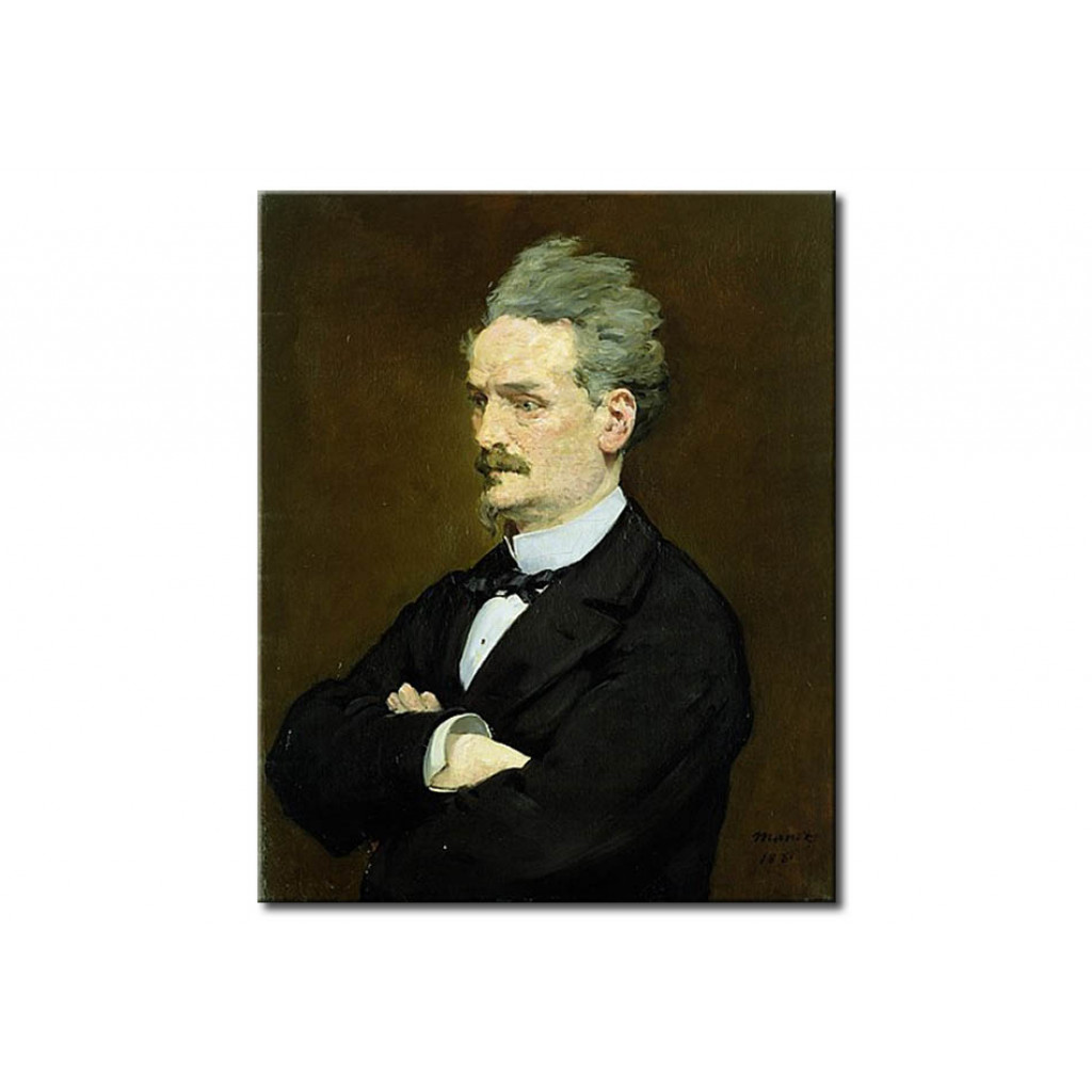 Schilderij  Edouard Manet: The Journalist Henri Rochefort