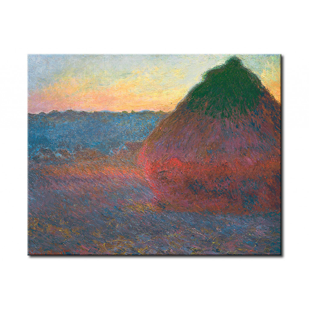 Schilderij  Claude Monet: Haystack