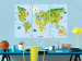 Tablero decorativo en corcho Children's World [Cork Map] 94792 additionalThumb 4