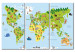 Tablero decorativo en corcho Children's World [Cork Map] 94792 additionalThumb 2