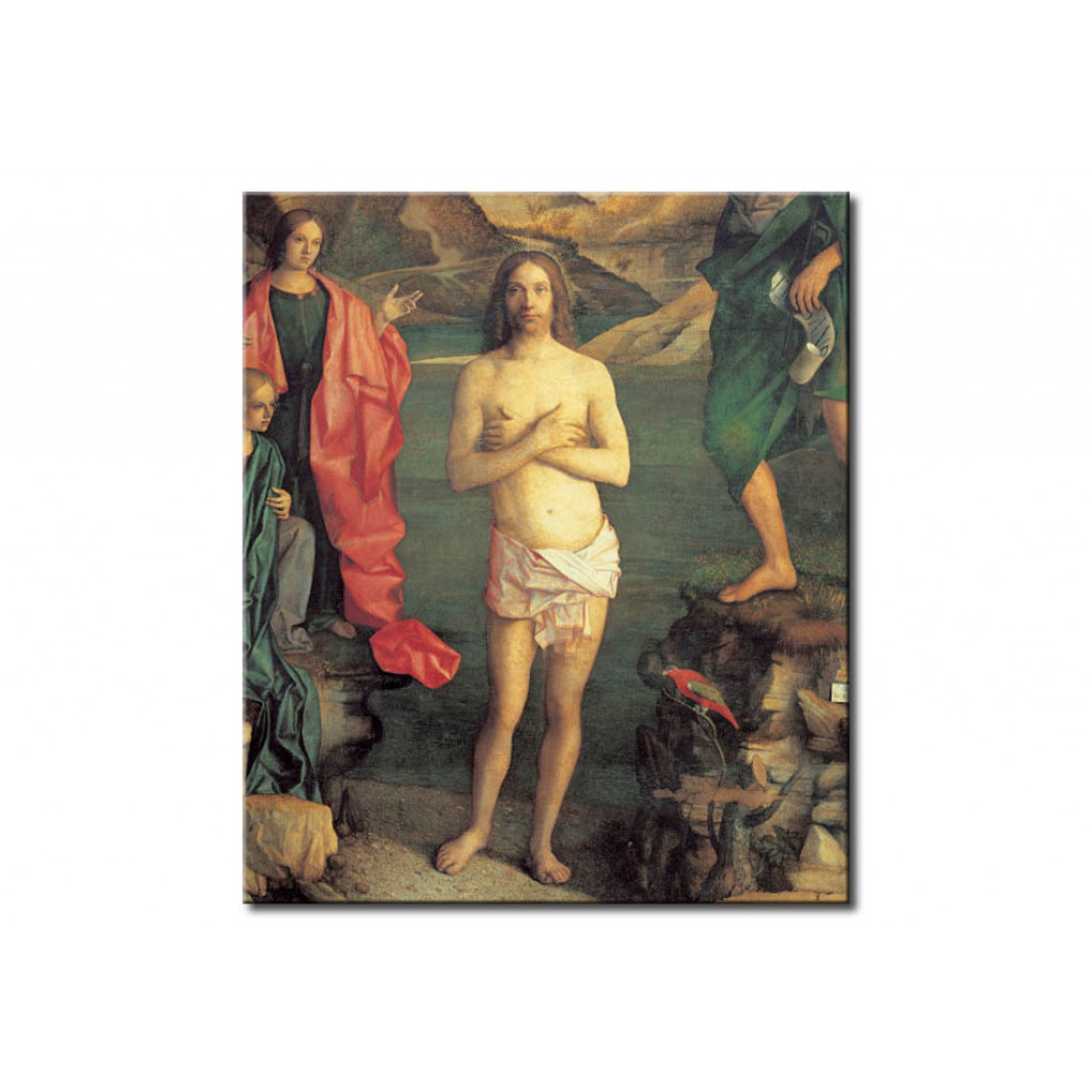 Schilderij  Giovanni Bellini: Baptism Of Jesus