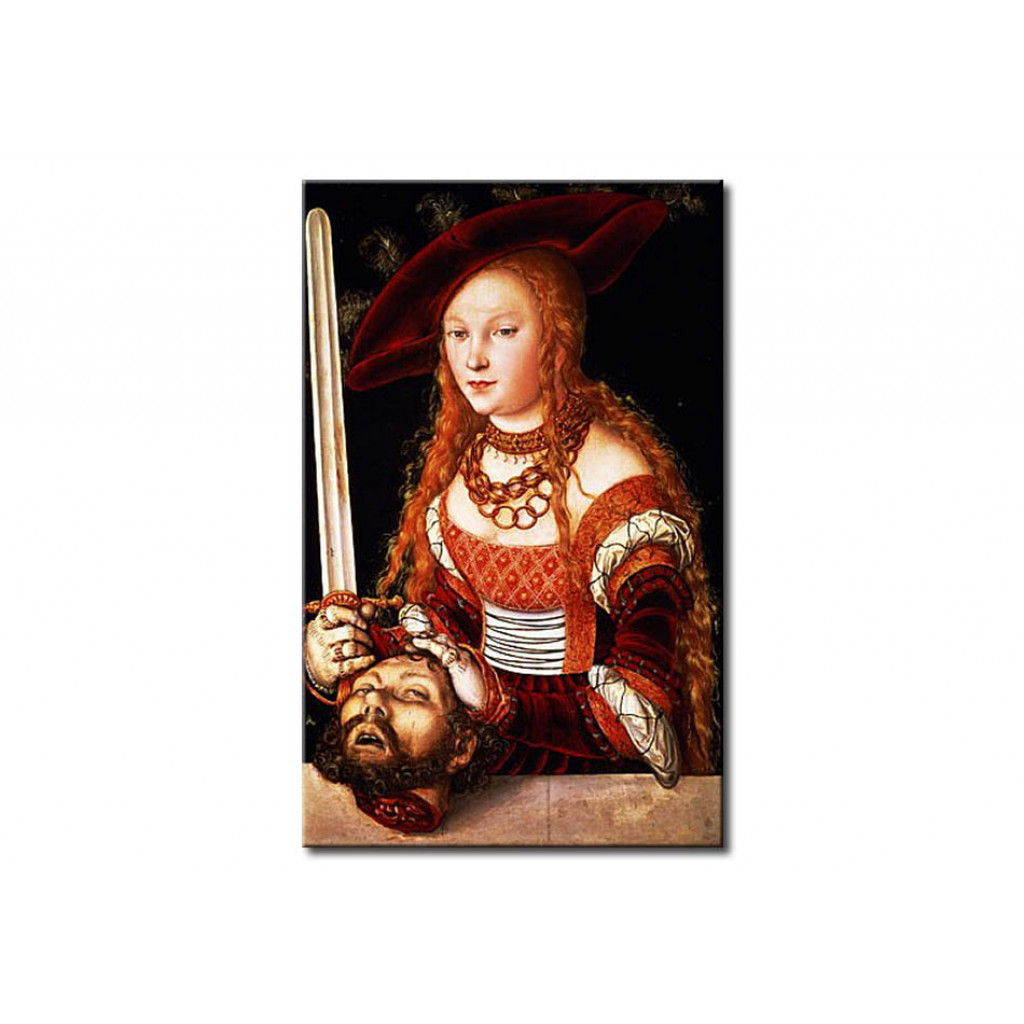 Schilderij  Lucas Cranach De Oudere: Judith With The Head Of Holofernes