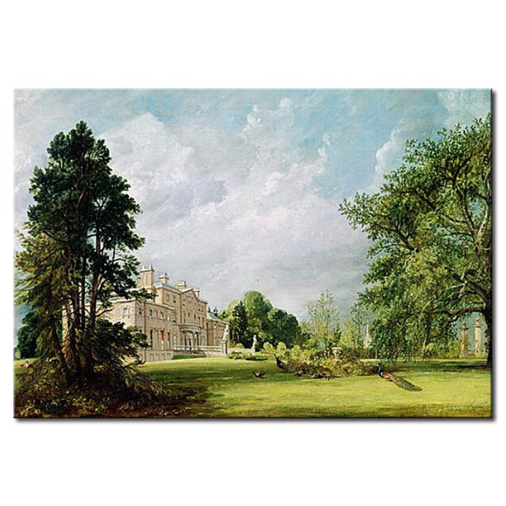 Schilderij  John Constable: Malvern Hall, Warwickshire