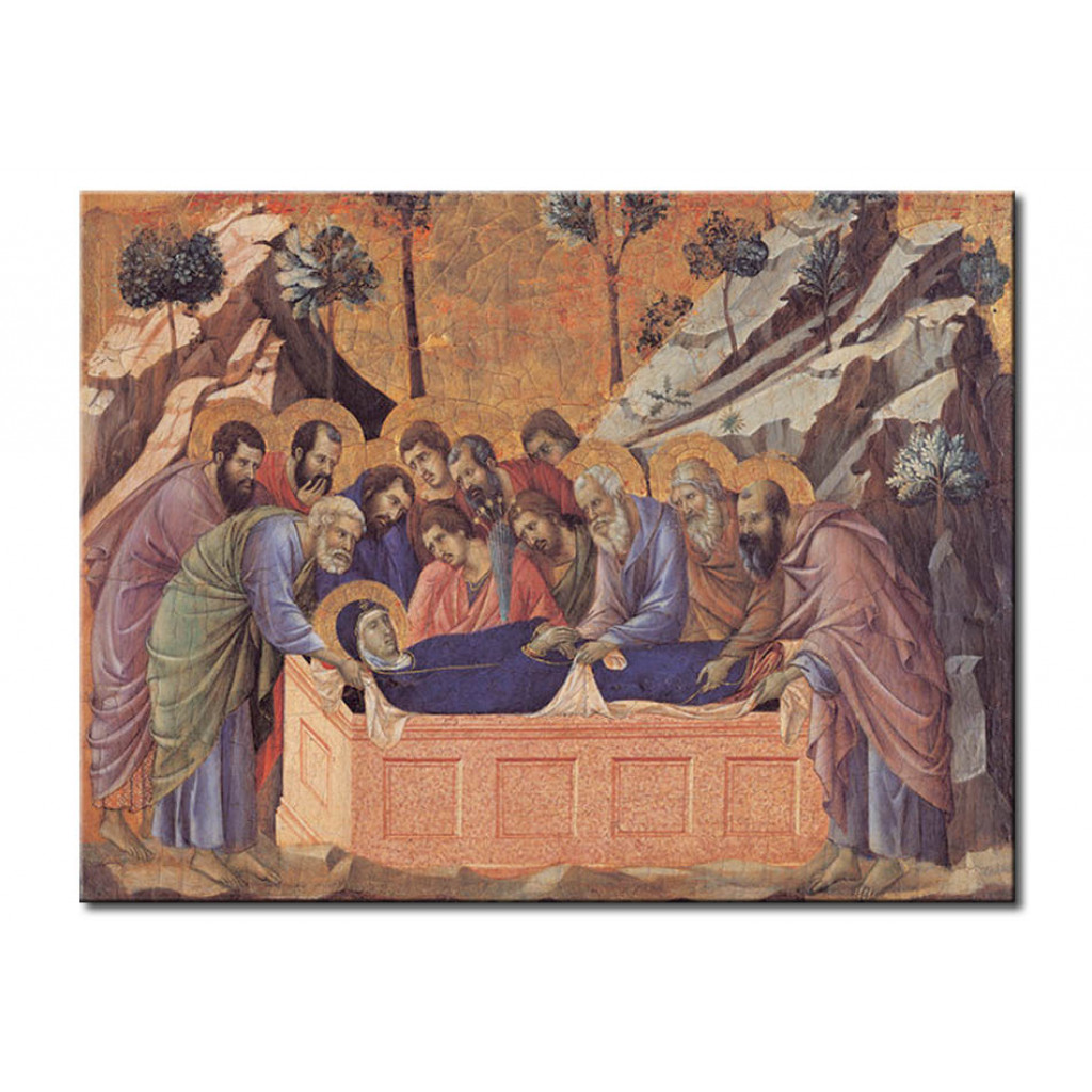 Schilderij  Duccio Di Buoninsegna: Burial Of Mary
