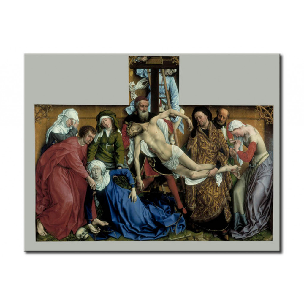Schilderij  Rogier Van Der Weyden: Deposition From The Cross