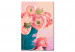 Wandbild zum Malen nach Zahlen Flowers in Blue Vase 132303 additionalThumb 6