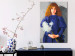 Wandbild zum Ausmalen Girl With Chrysanthemums 132403 additionalThumb 2