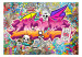Fototapeta Sztuka ulicy - abstrakcyjny miejski kolorowy mural graffiti z napisem 138603 additionalThumb 1