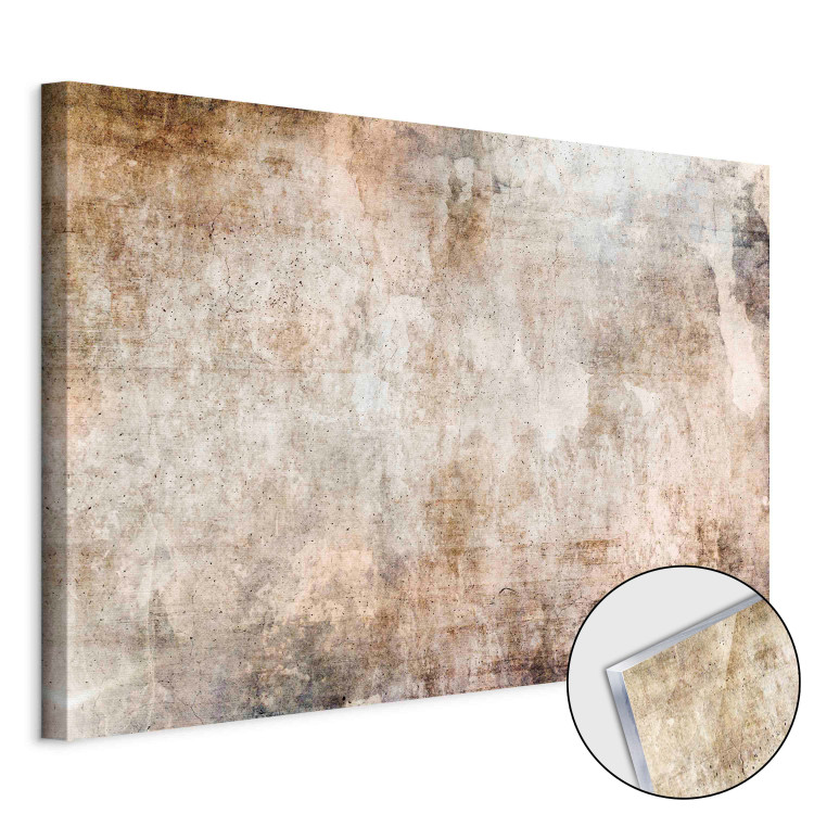 Stampa su vetro acrilico Rust Texture - An Abstraction in Shades of Pastel Browns [Glass]