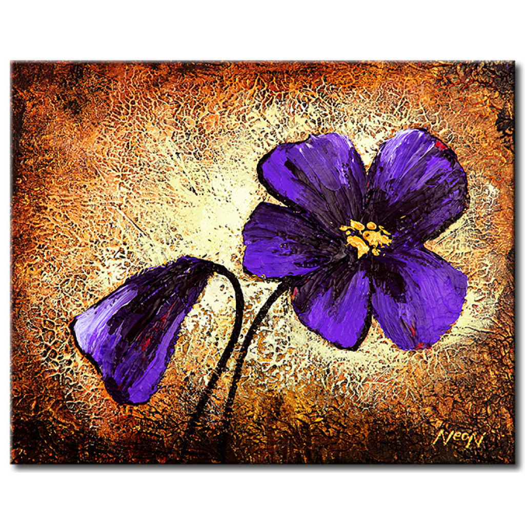 Obraz Fioletowy Kwiat