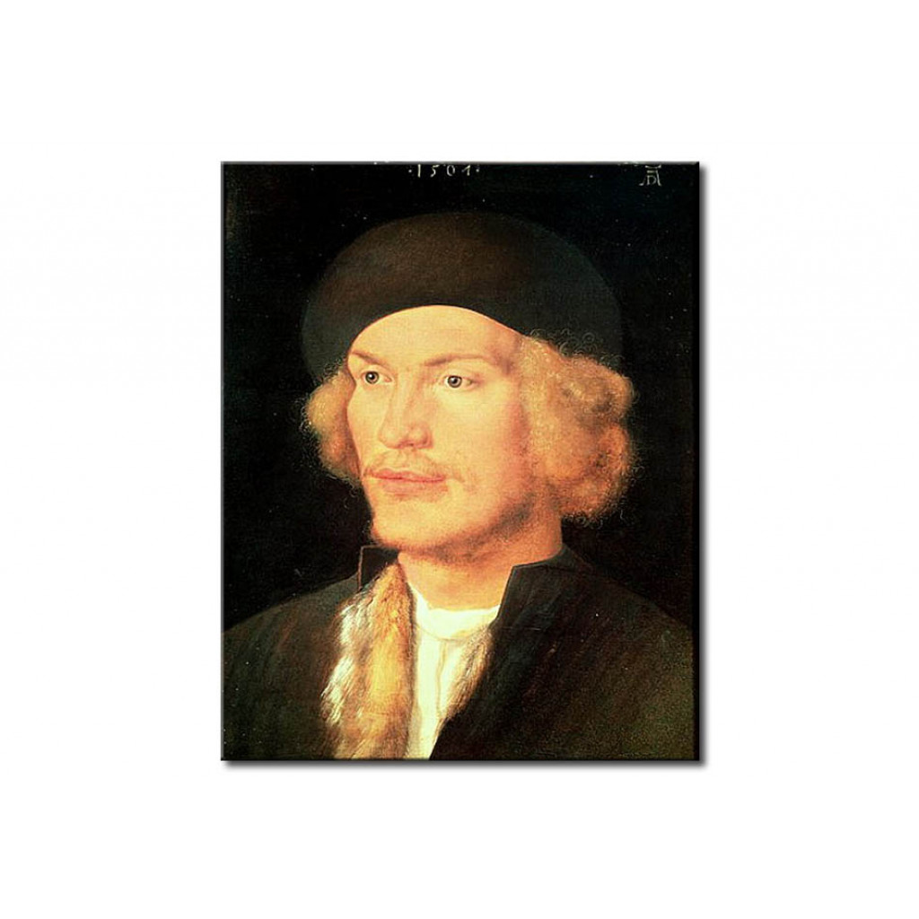 Schilderij  Albrecht Dürer: Young Man