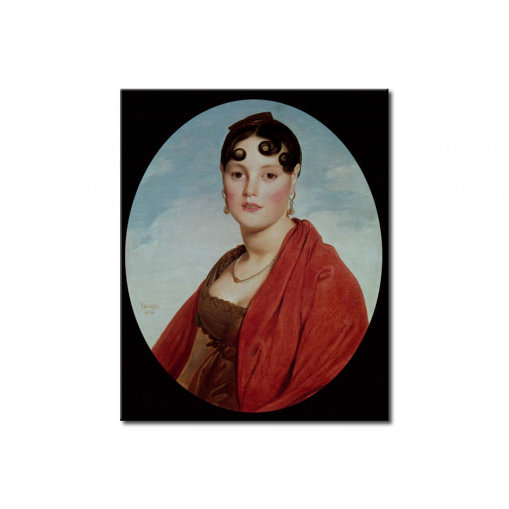 Schilderij  Jean-Auguste-Dominique Ingres: Madame Aymon, Called The Beautiful Zélie