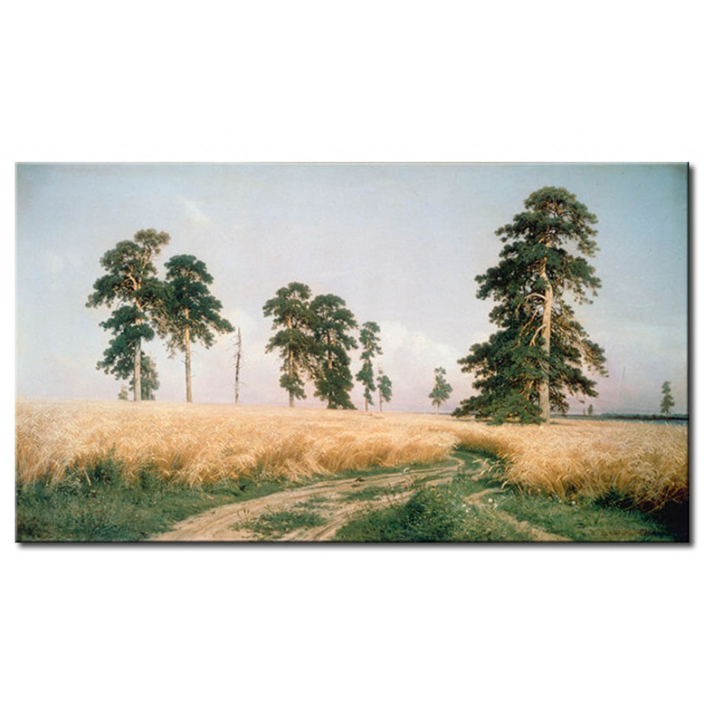 Schilderij  Ivan Ivanovitsj Sjisjkin: Field Of Rye