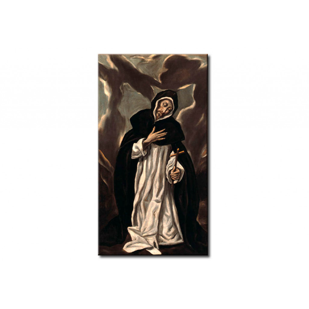 Schilderij  El Greco: Saint Dominic Praying