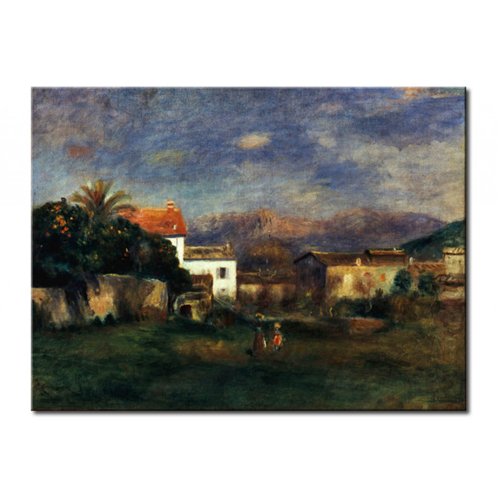 Schilderij  Pierre-Auguste Renoir: Vue De Cagnes