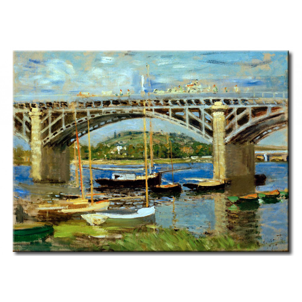 Schilderij  Claude Monet: Le Pont Argenteuil