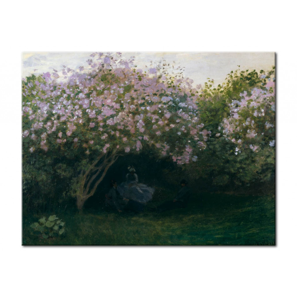 Schilderij  Claude Monet: Lilas, Temps Gris