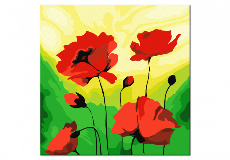Paint by number Poppies  107113 additionalImage 6