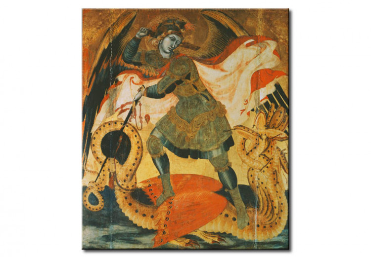 Reprodukcja obrazu The Archangel Michael fighting the Dragon 108813