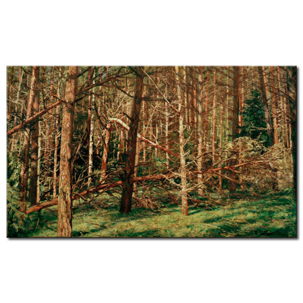Schilderij  Walter Leistikow: Forest