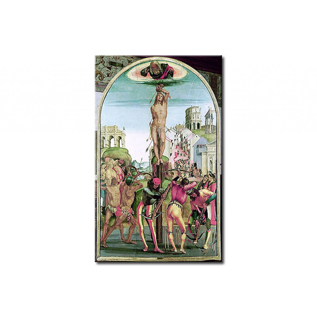 Schilderij  Luca Signorelli: The Martyrdom Of St. Sebastian