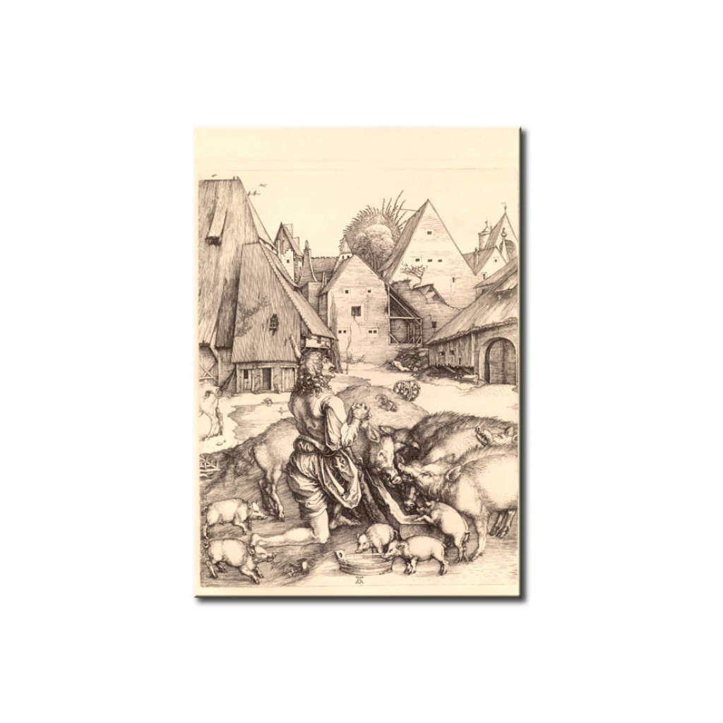 Schilderij  Albrecht Dürer: The Prodigal Son