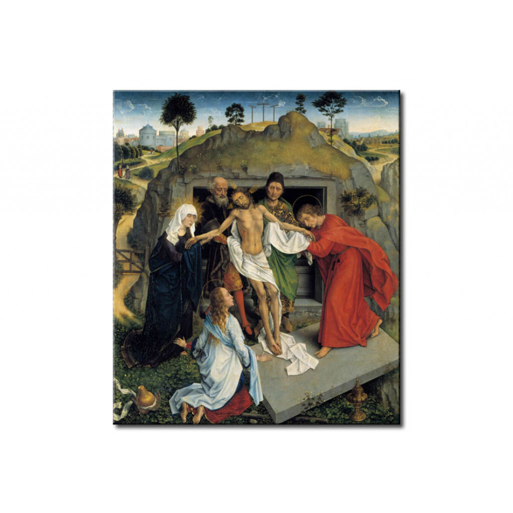 Schilderij  Rogier Van Der Weyden: Lamentation Of Christ
