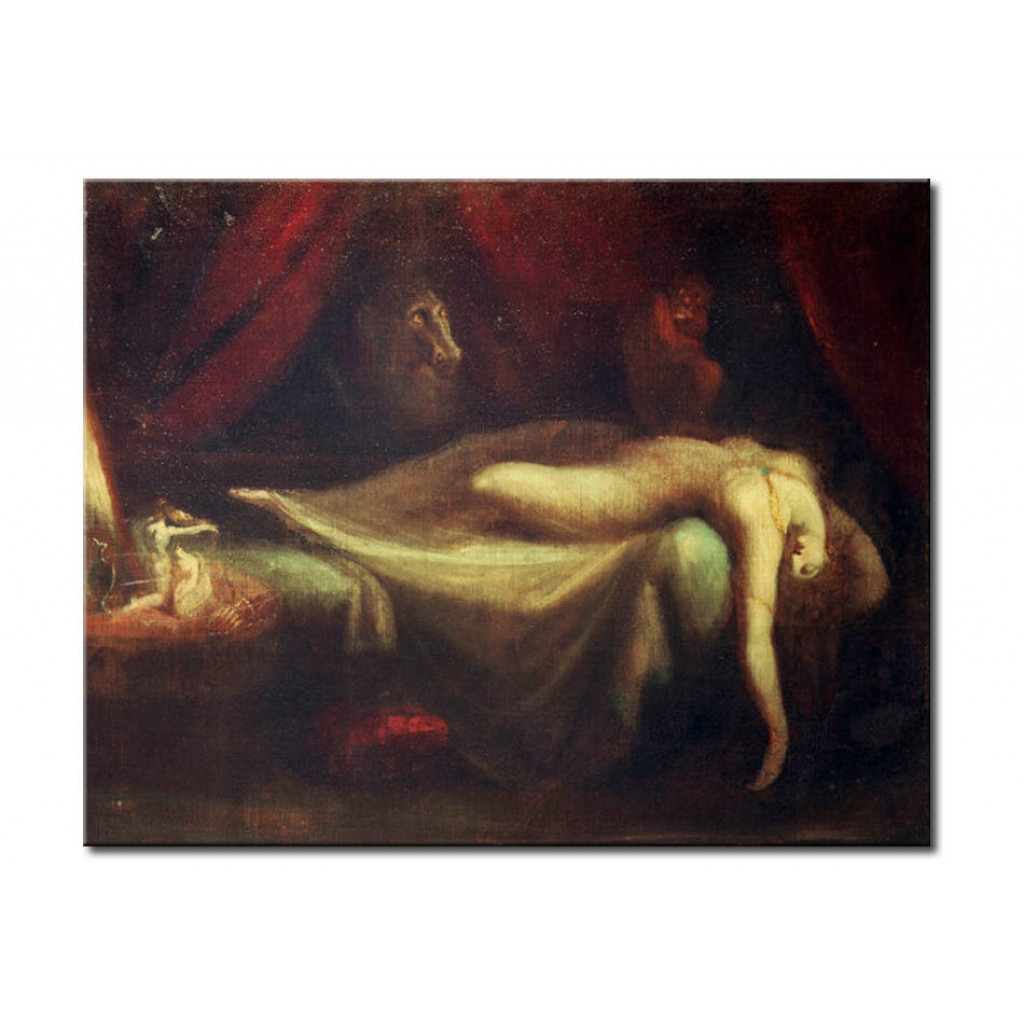 Schilderij  Johann Heinrich Füssli: Die Nachtmahr