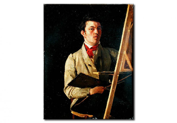 Riproduzione Self Portrait, Sitting next to an Easel 113613