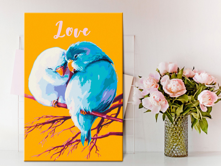 Paint by Number Kit Parrots in Love 132313 additionalImage 2