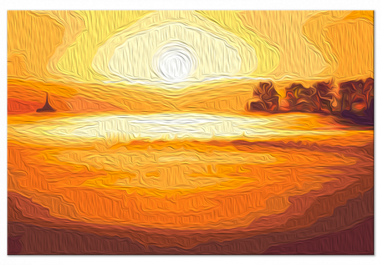 Malen nach Zahlen-Bild für Erwachsene Honey Fog - Valley Illuminated With Gold at Sunrise 145213 additionalImage 7