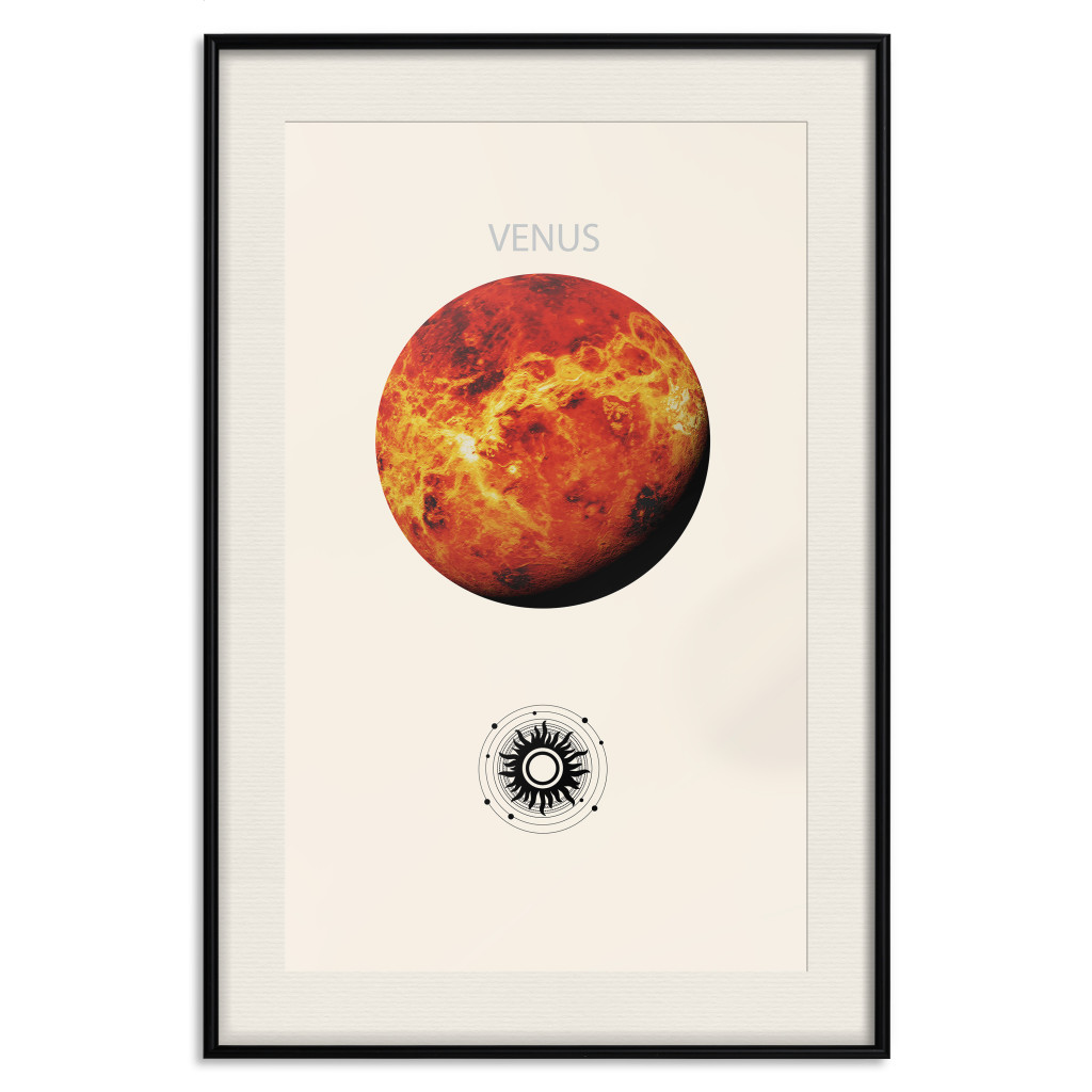 Plakat: Lśniąca Wenus - Najjaśniejsza Planeta W Układzie Słonecznym